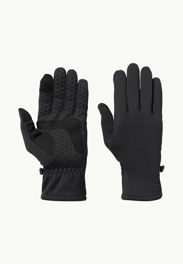 ALLROUNDER GLOVE - black XL - Fleece-Handschuhe – JACK WOLFSKIN | Fleecehandschuhe