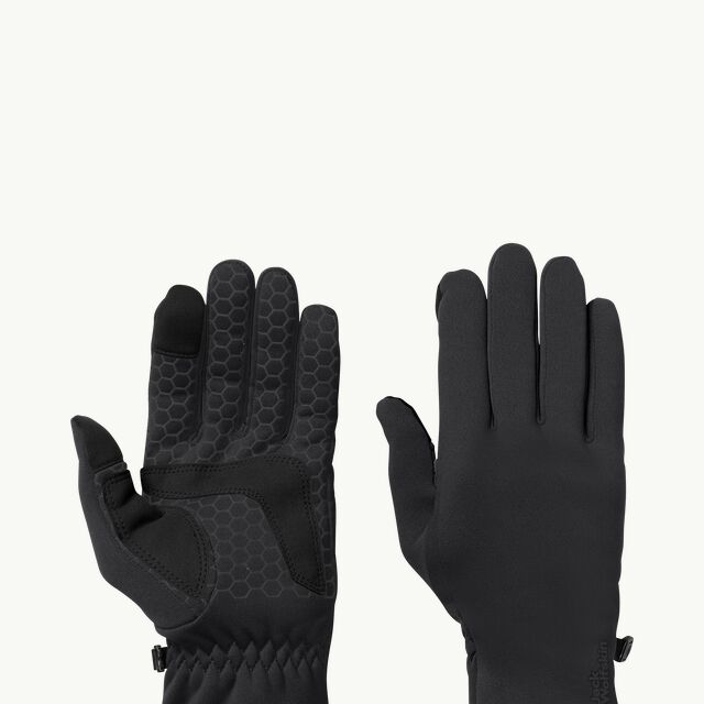 ALLROUNDER GLOVE - black XL - Fleece-Handschuhe – JACK WOLFSKIN