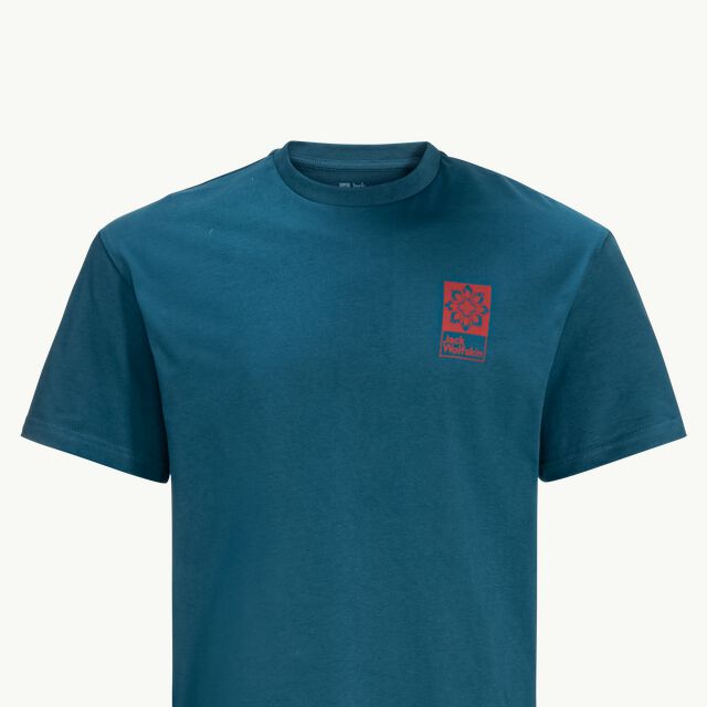 ESCHENHEIMER BACK T - T-shirt daze L – Bio-Baumwolle blue Unisex WOLFSKIN aus JACK 