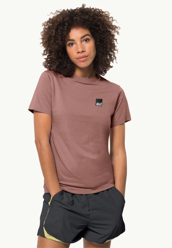 365 T W JACK XL – Bio-Baumwolle aus - T-shirt afterglow - Damen WOLFSKIN