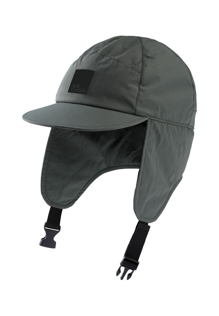 WANDERMOOD CAP - slate green L - Winddichte Schirmmütze mit Ohrenschutz – JACK  WOLFSKIN | Schiebermützen