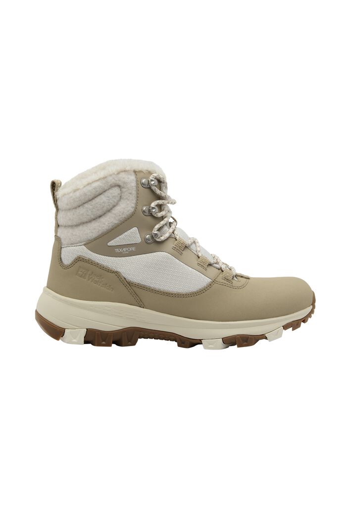 Botas De Invierno Jack Wolfskin Nevada Texapore High Gris Mujer