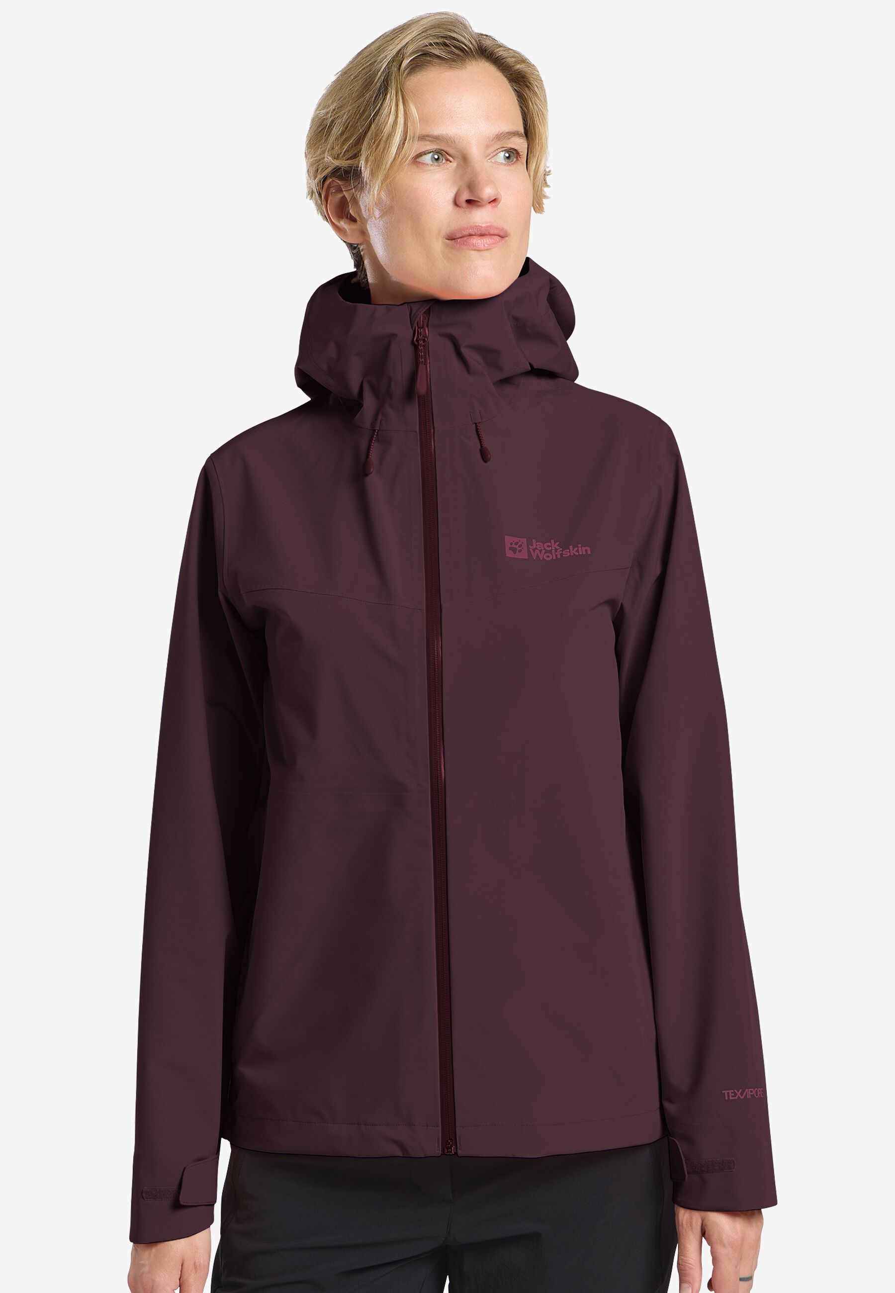 HIGHEST PEAK 3L JKT W amaranth M Hardshell-Regenjacke Damen