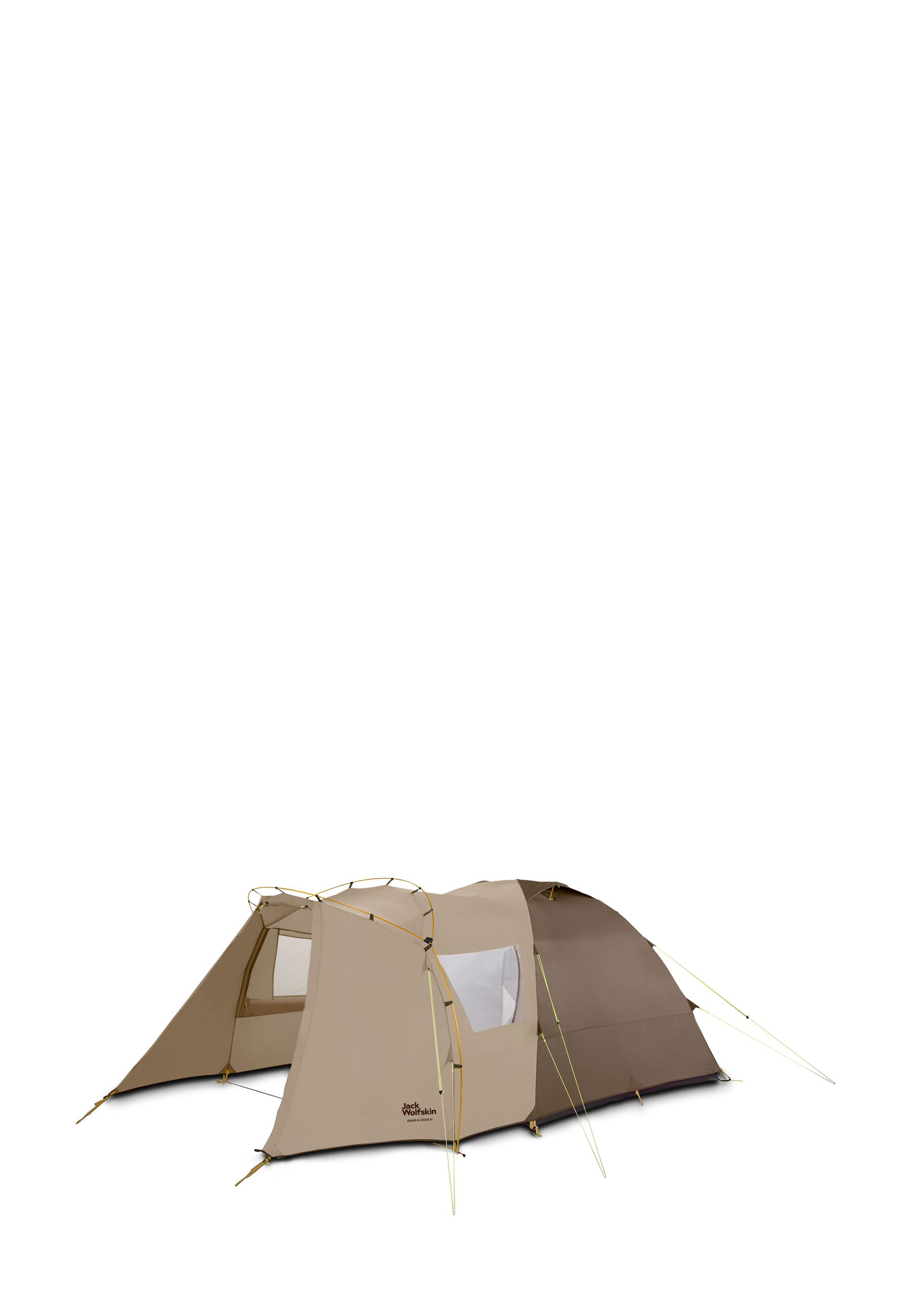 GRAND ILLUSION IV - white pepper One Size - Familienzelt 4 Personen  Familienzelt 4 Personen  JACK WOLFSKIN