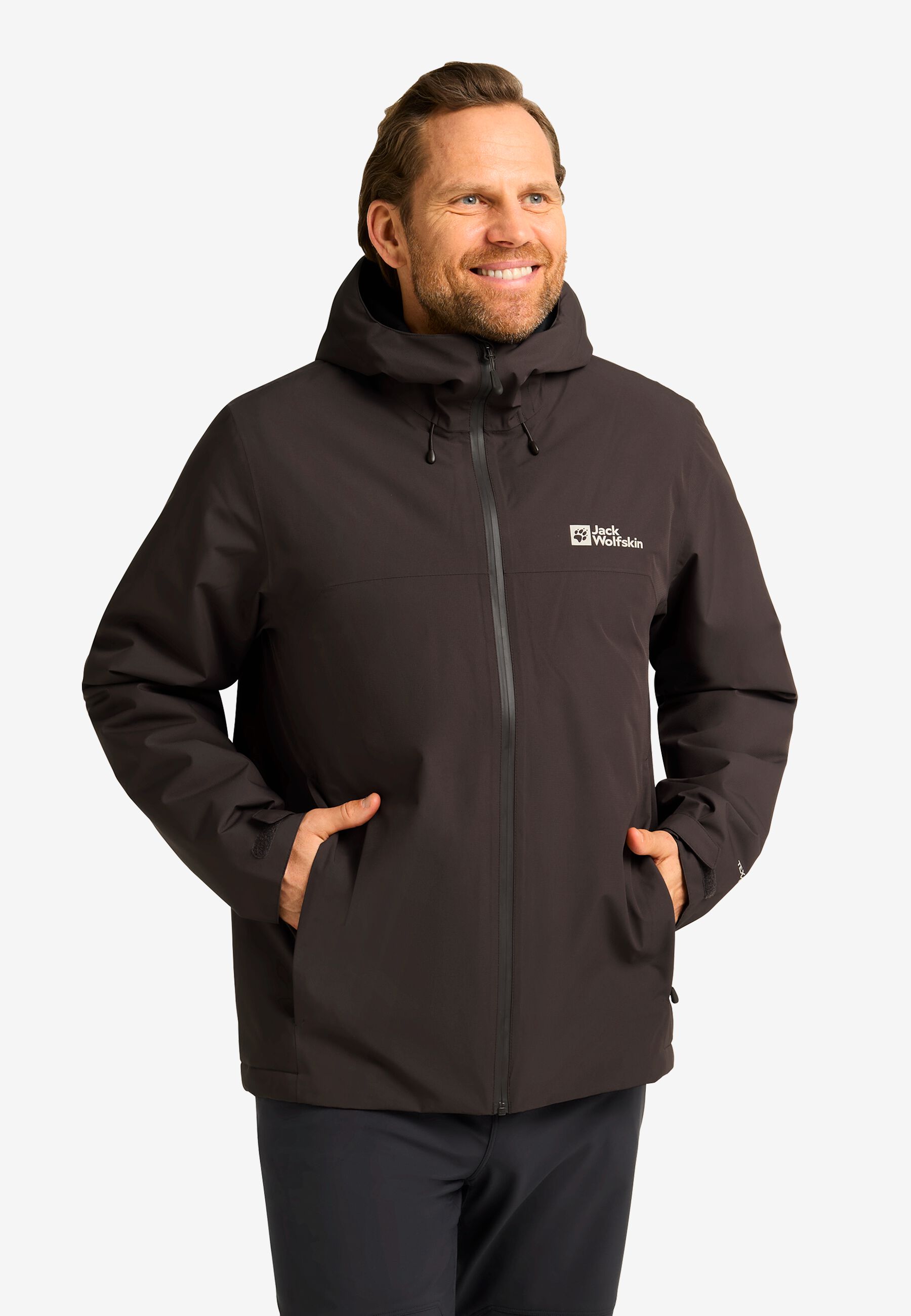 WISPER INS JKT M peat XL Wasserdichte Isolationsjacke Herren