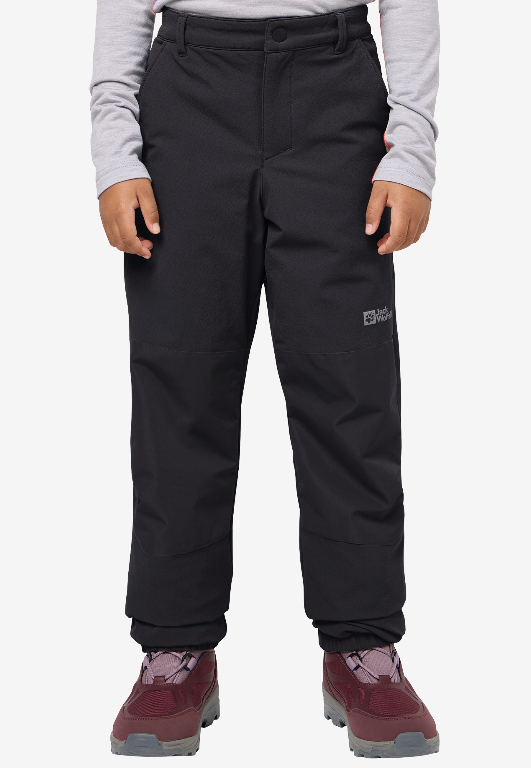 RASCAL WINTER PANTS K black 140 Softshellhose Kinder