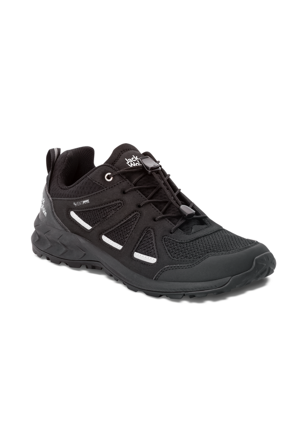 WOODLAND 2 VENT LOW M Black Black 39.5 Wanderschuhe Herren JACK WOLFSKIN