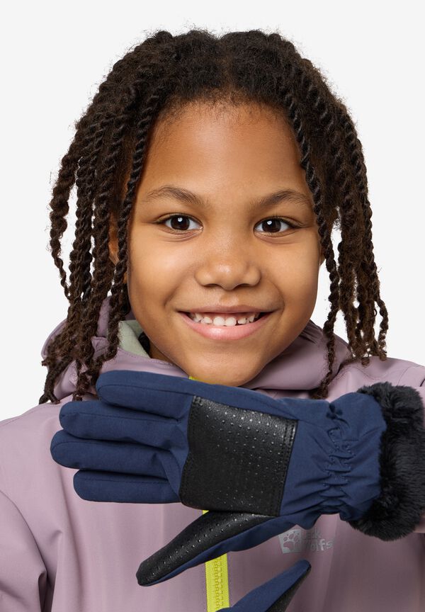 HIGHLOFT GLOVE K night blue 140 Softshell-Handschuhe Kinder