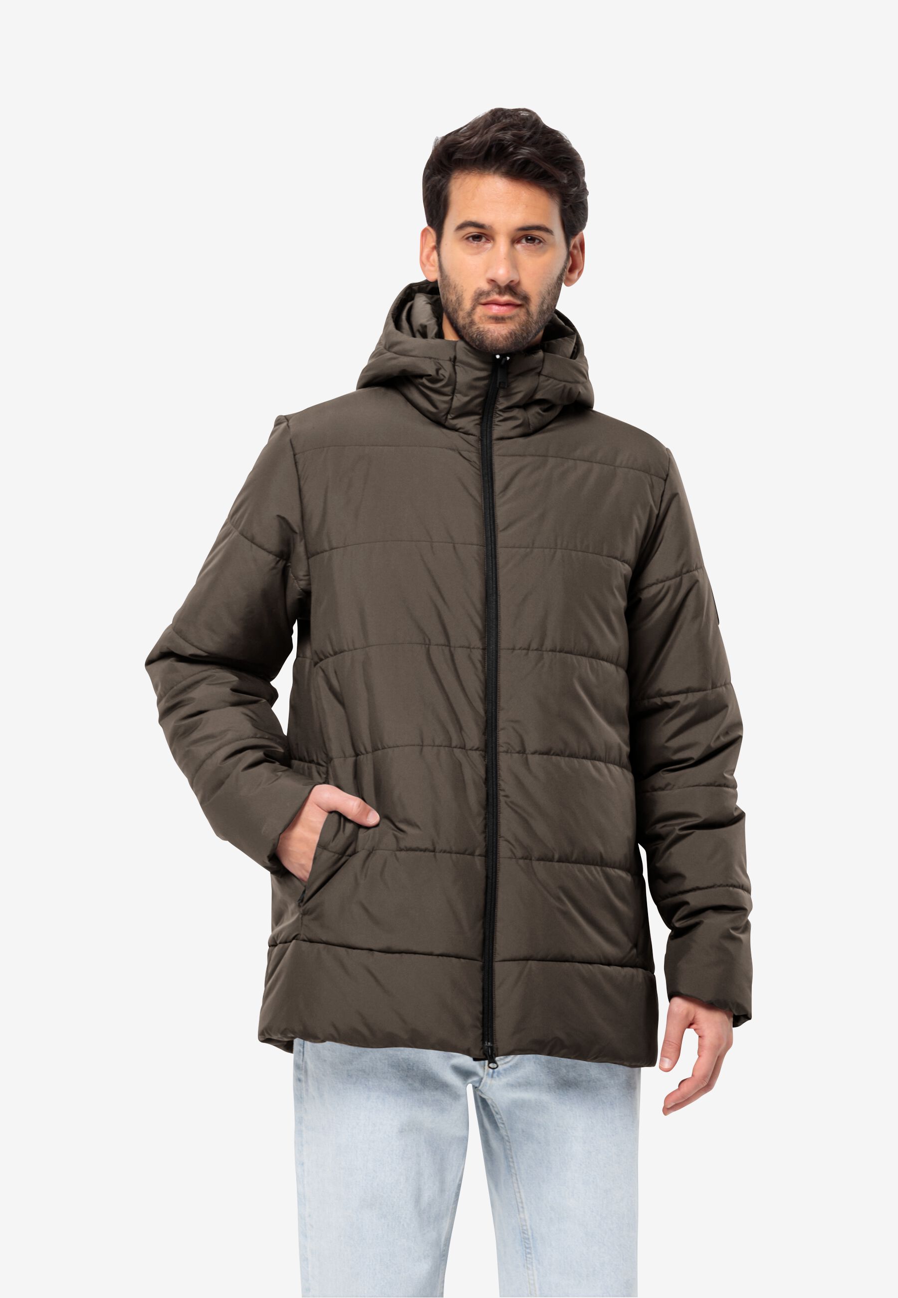 DEUTZER LONG JKT M cold coffee L Übergangsjacke Herren